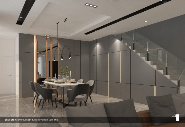  Staircase Area Design Johor Bahru, JB, Kulai, Johor. Service, Design, Renovation | Eleven Interior Design & Renovation Sdn Bhd