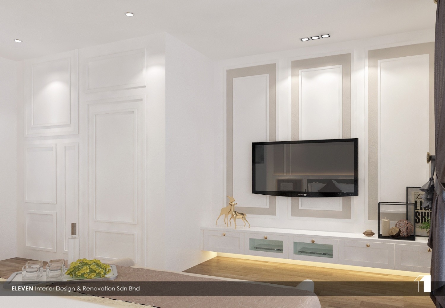 Bedroom TV Cabinet Design