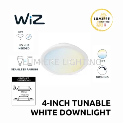 Philip Wiz Tunable White Downlight 4/5/6 inch