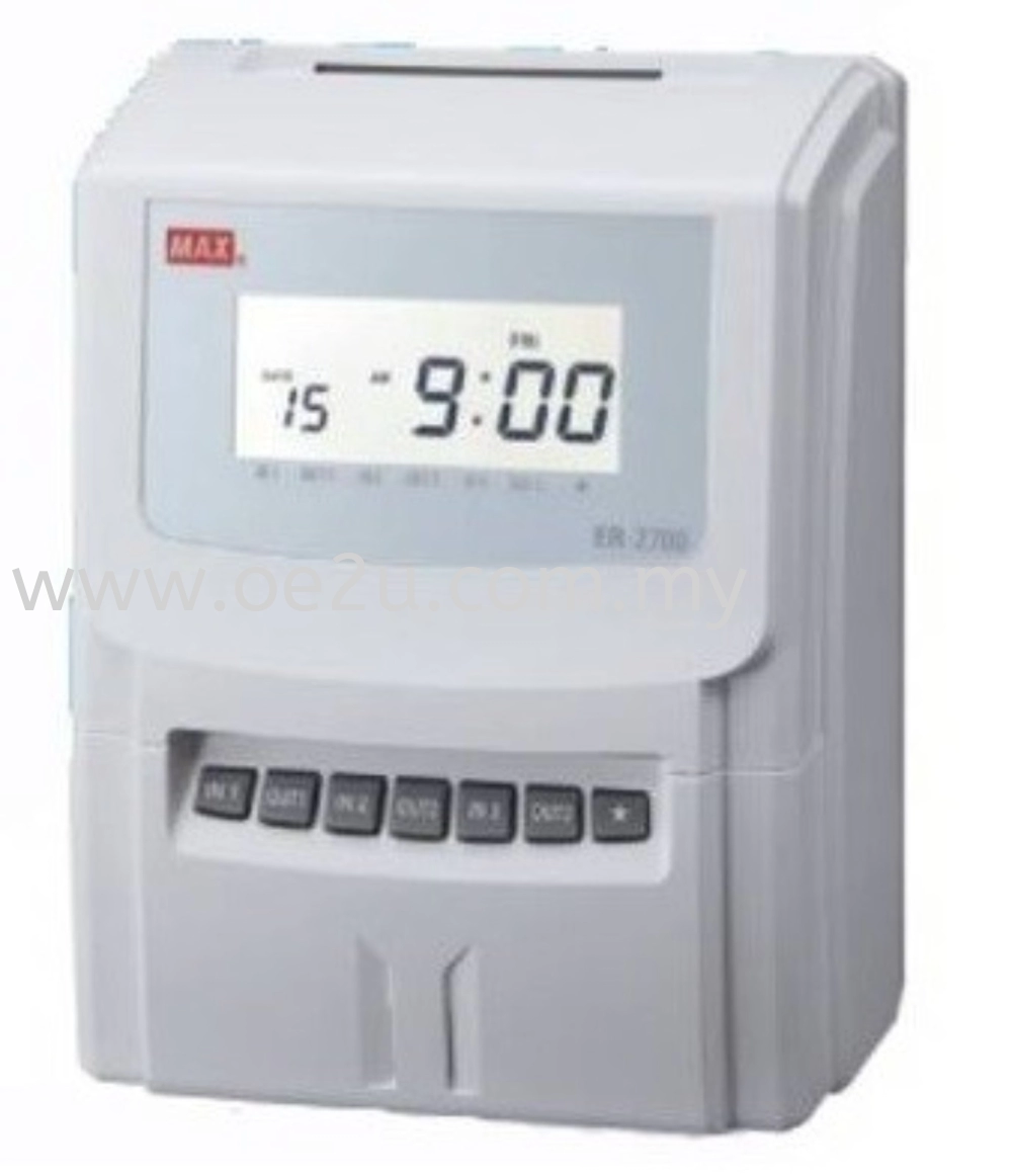 MAX ER-2700 BS Electronic Time Recorder