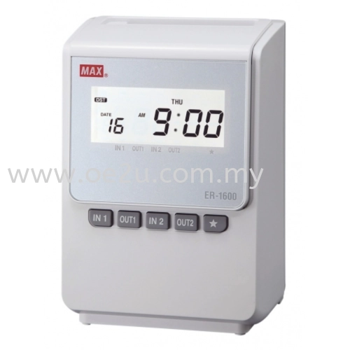 MAX ER-1600 BS Electronic Time Recorder