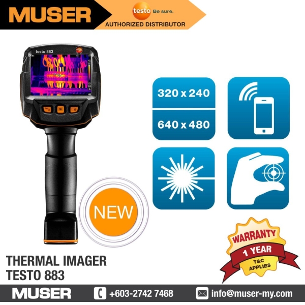 Testo 883 Thermal Imager Thermal Imager Testo Kuala Lumpur (KL), Malaysia, Selangor, Sunway Velocity Supplier, Suppliers, Supply, Supplies | Muser Apac Sdn Bhd