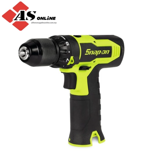 SNAP-ON 14.4 V 3/8" MicroLithium Brushless Drill (Tool Only) (Hi-Viz) / Model: CDR861HVDB