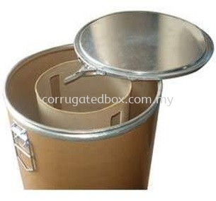 Fibre Drum -Steel Lid Cover Paper Fibre Drum Malaysia, Selangor, Kuala Lumpur (KL) Supplier, Manufacturer, Supply, Supplies | Flow Packaging Sdn Bhd