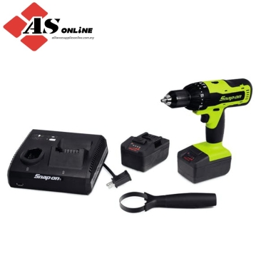 SNAP-ON 18 V 1/2" MonsterLithium Compact Cordless Drill Kit (Hi-Viz) / Model: CDR8815HVK2