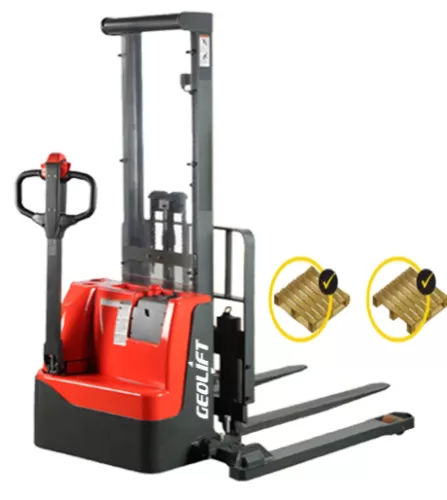 1 ton GEOLIFT Straddle Legs Walkie Electric Stacker - EESW1029
