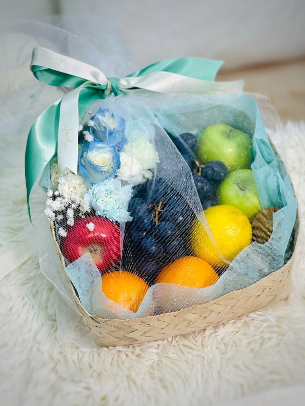 Vitamin Fruits & flowers Basket