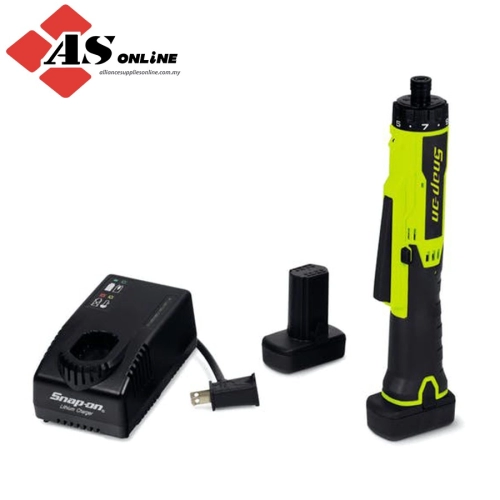 SNAP-ON 14.4 V MicroLithium Cordless Inline Screwdriver Kit (Hi-Viz) / Model: CTSS761HVK2