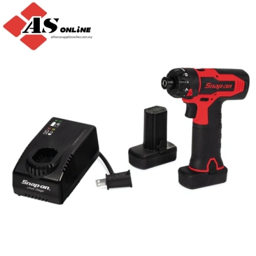 SNAP-ON 14.4 V 1/4" Hex MicroLithium Cordless Screwdriver Kit (Red) / Model: CTS825K2