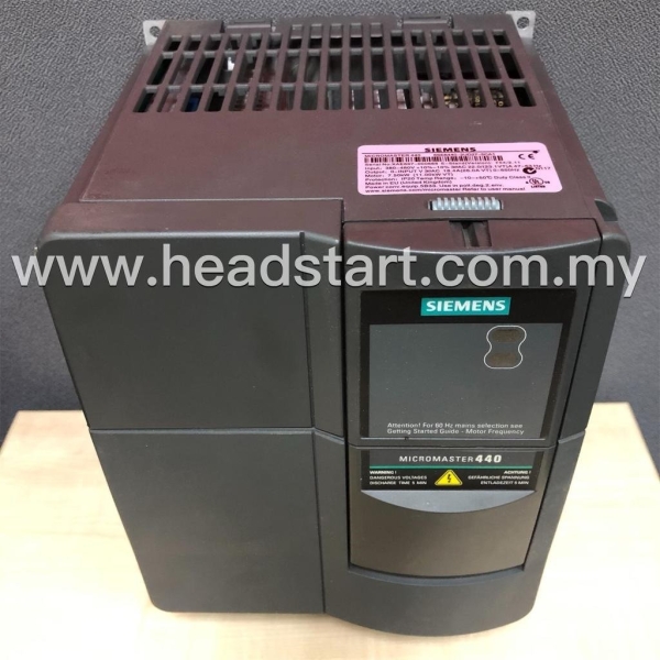 SIEMENS MICROMASTER 440 6SE6440-2UD27-5CA1 MALAYSIA Micromaster SIEMENS Selangor, Kuala Lumpur (KL), Shah Alam, Malaysia Supplier, Suppliers, Supply, Supplies | Headstart Technologies Sdn Bhd