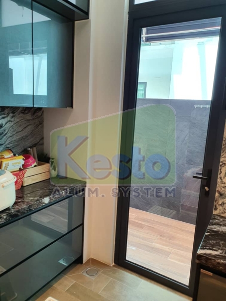  Premium Exposed Hinged Swing Door Johor Bahru (JB), Tebrau Contractor, Supplier, Supply | Kesto Aluminium System (JB) Sdn Bhd