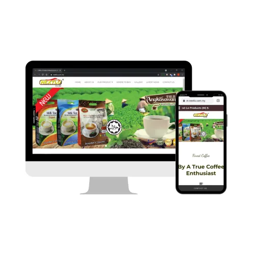 Cheras, Selangor Website Design - Coffee Manufacturer 