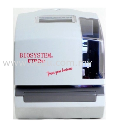 BIOSYSTEM ETP20 Time & Date Stamp Printer