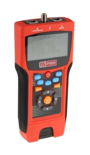 136-8577 RS PRO Cable Tester Cat 5e, Cat 6, Cat 6a, Coaxial, LAN, STP, UTP