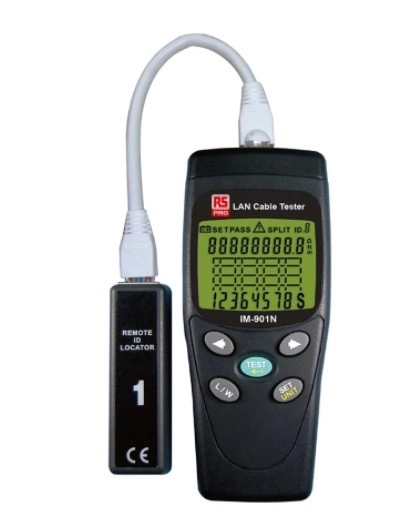 205-0084 RS PRO Cable Tester RJ45, TM-901N RS Pro Network Testers