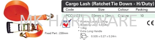 CARGO LASH (RATCHET TIE DOWN -H/DUTY)