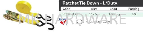 RATCHET TIE DOWN -L/DUTY