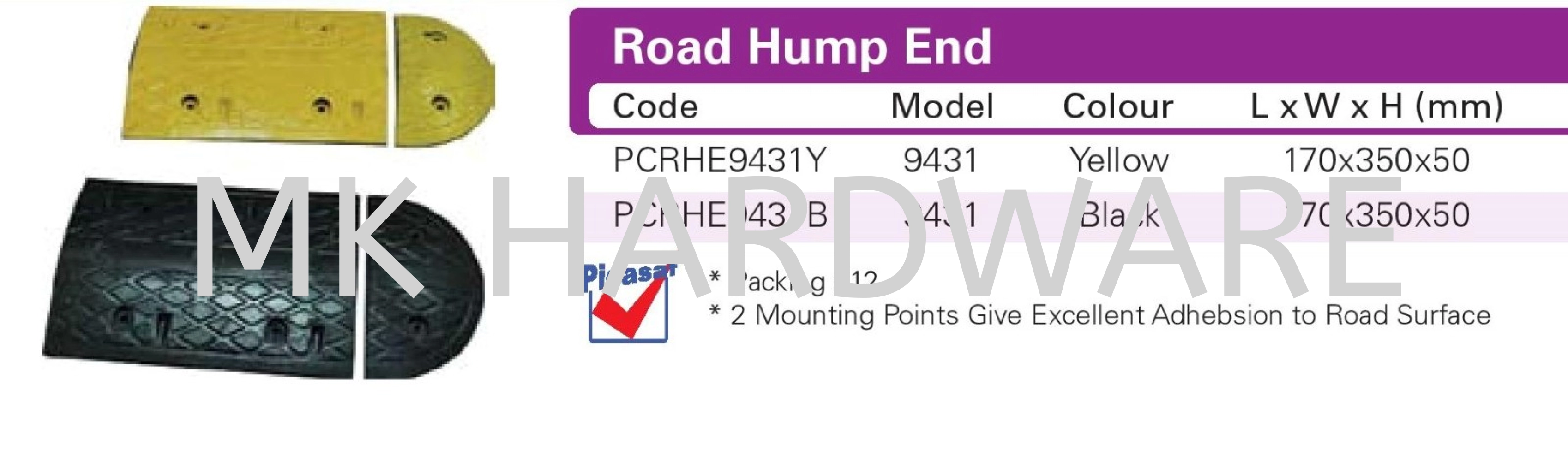 ROAD HUMP END