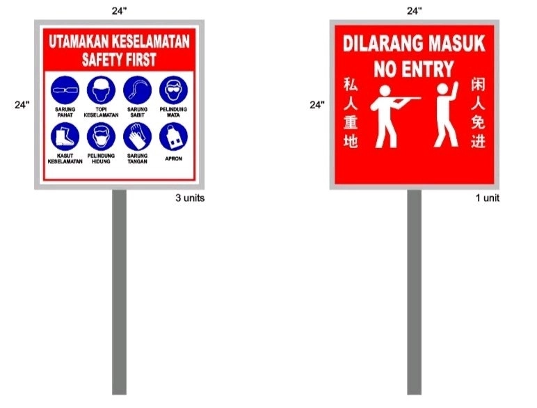 Building Floor Plan N Indicate Map Point With Agenda Safety Sign Sample ...
