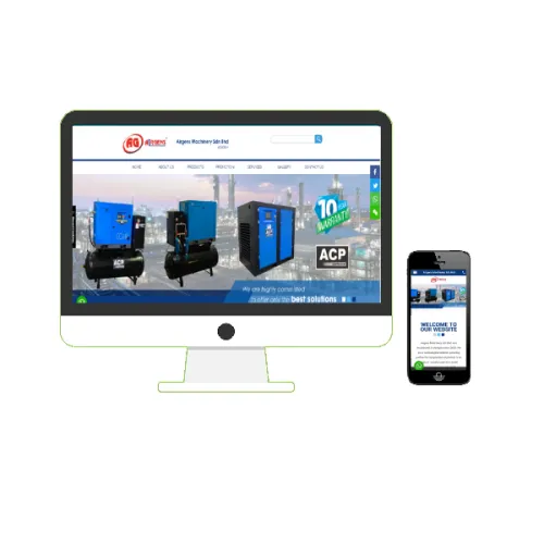 Website Design Penang Air Compressor Website Design