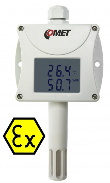 comet t3110ex intrinsically safe humidity and temperature transmitter with 4-20ma output