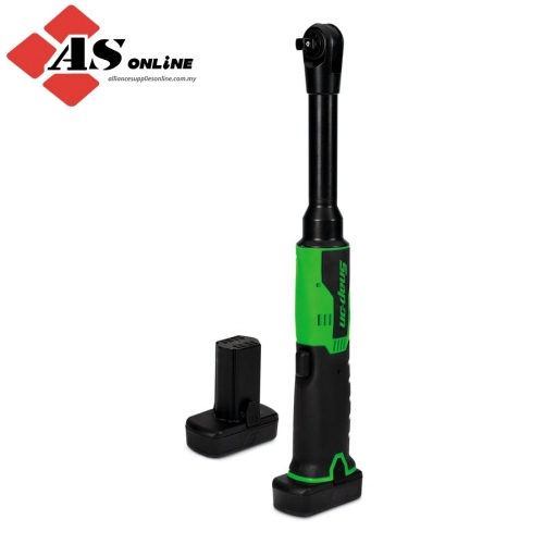 SNAP-ON 14.4 V 3/8" Drive MicroLithium Cordless Long Neck Ratchet Kit (Green/ Black) / Model: CTR768GW2