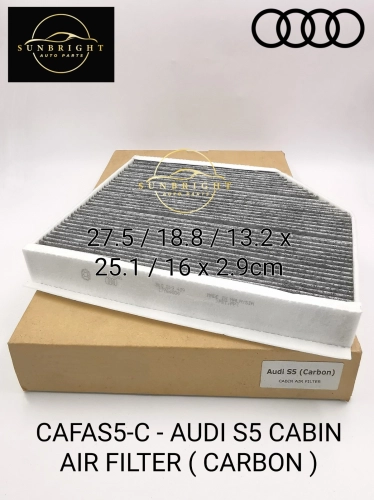 CAFAS5-C - AUDI S5 CABIN AIR FILTER ( CARBON )