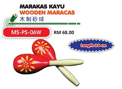 Marakas Kayu Marakas Kayu Seni Muzik Johor Bahru (JB), Malaysia Supplier, Suppliers, Supply, Supplies | Edustream Sdn Bhd