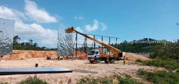 dillenia hoarding project signboard signage Papan Tanda Menyorok Malaysia Kuala Lumpur (KL), Malaysia Pembinaan, Pasang, Pembekal | Great Sign Advertising (M) Sdn Bhd