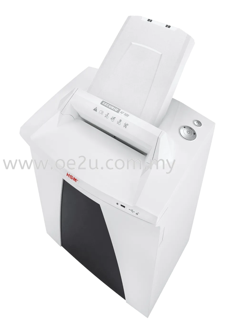 HSM Securio AF500 C Auto Feed Document Shredder (Shred Capacity: 500 Sheets, Cross Cut: 4.5x30mm, Bin Capacity: 82 Liters)_Made in Germany