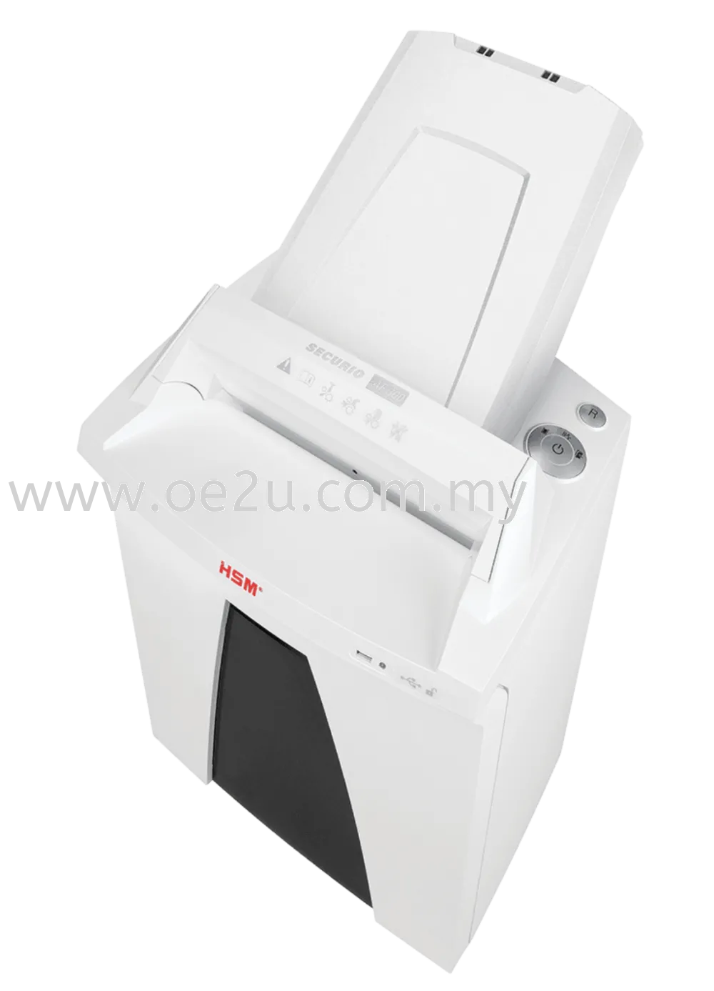 HSM Securio AF300 CC Auto Feed Document Shredder (Shred Capacity: 300 Sheets, Micro Cut: 1.9x15mm, Bin Capacity: 35 Liters)_Made in Germany