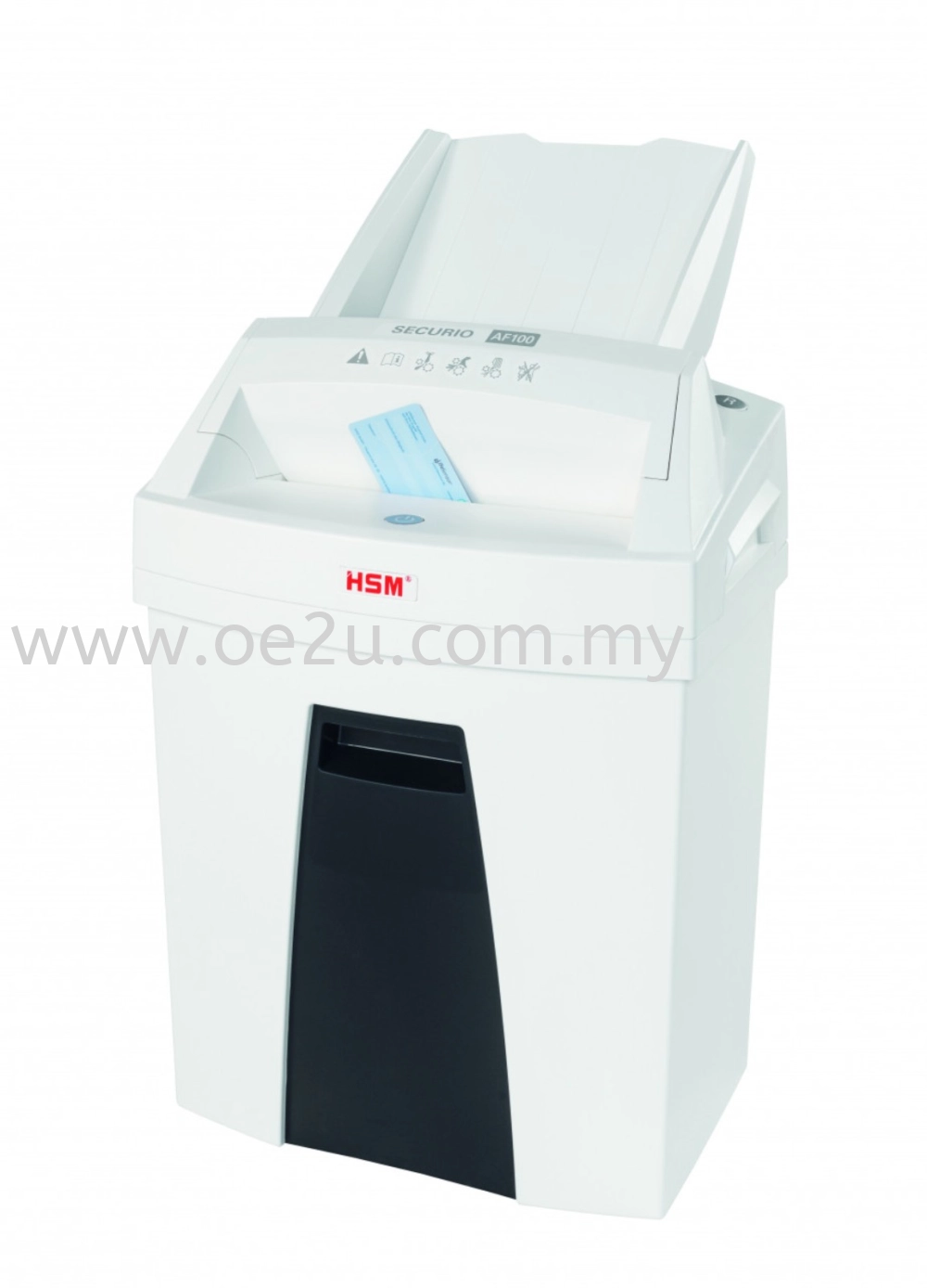 HSM Securio AF100 C Auto Feed Document Shredder (Shred Capacity: 100 Sheets, Cross Cut: 4x25mm, Bin Capacity: 25 Liters)_Made in Germany