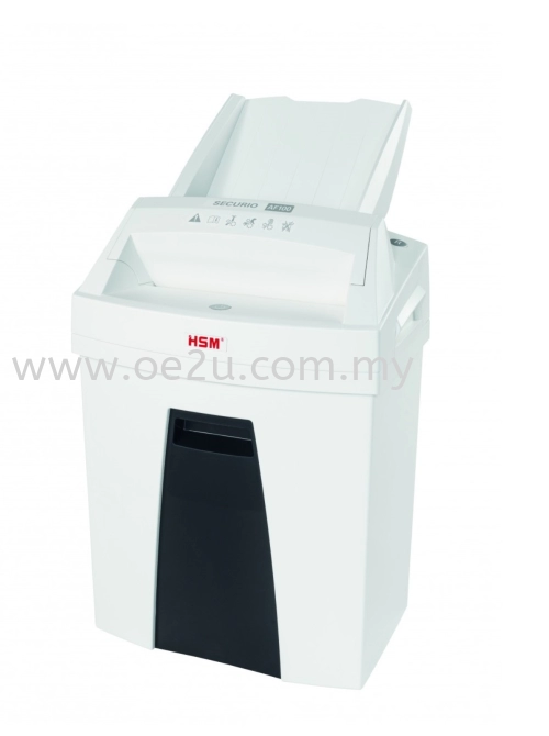 HSM Securio AF100 Auto Feed Document Shredder (Shred Capacity: 100 Sheets, Cross Cut: 4x25mm, Bin Capacity: 25 Liters)_Made in Germany