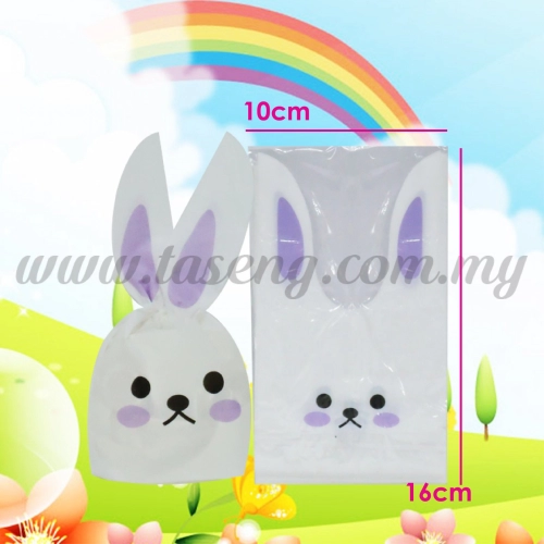 Plastic Candy Small - Purple Rabbit 1pack *50pcs (PB-PCS-1PP)