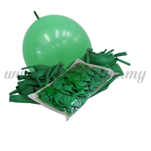 12inch Standard Link Balloons - Green 100pcs (B-12SRL-S6)
