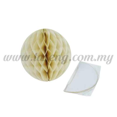 20cm Honeycomb Ball Ivory (PD-HC20-09)