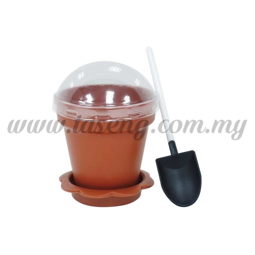 Pot Cup Set -Brown 1pack *20pcs (C01-BR)