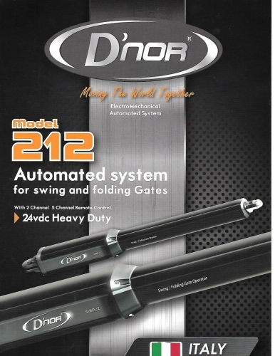 D'NOR 212k New Lock Secure Swing & Folding Auto Gates