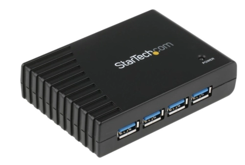 ST4300USB3GB Startech 4x USB A Port Hub, USB 3.0 - AC Adapter Powered