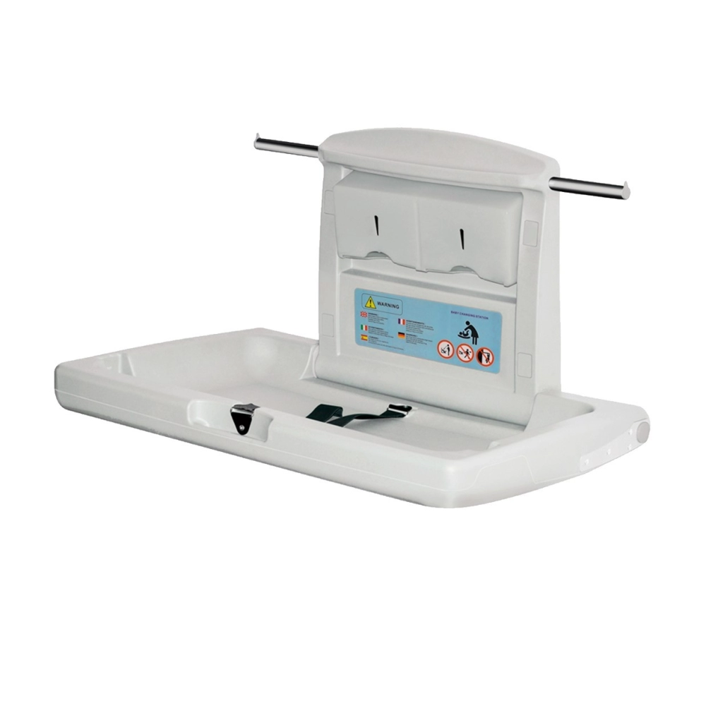 J8001A  Horizontal Wall Mounted Baby Changing Station 