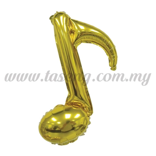 Foil Balloon Quaver *Gold (FB-734G)