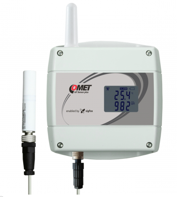 comet w8861 iot wireless temperature, atmospheric pressure and co2 sensor, powered by sigfox