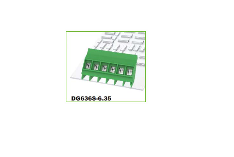 degson dg636s-6.35 pcb universal screw terminal block