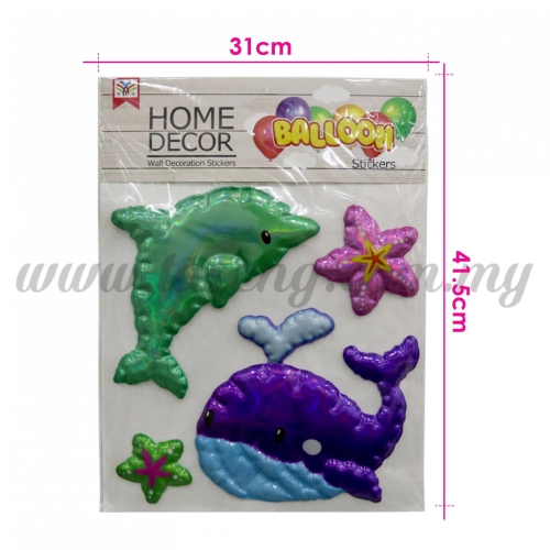 Wall Decoration Stickers - Dolphin (SK-WXUU-09)