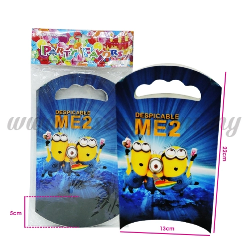 Paper Gift Box Minion 1pack *12pcs (BX-GB-07)