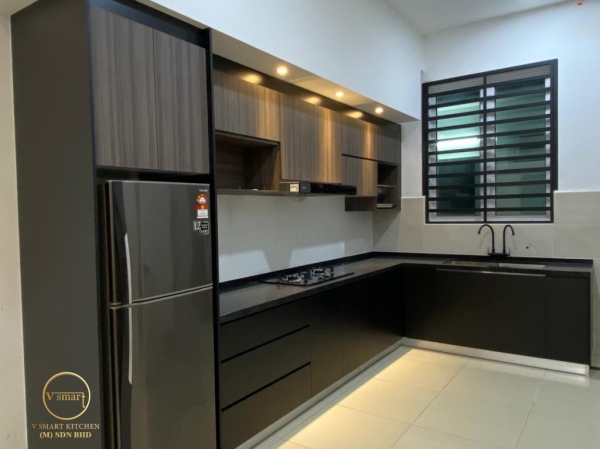 TAMAN DESA ARA PERMAI KITCHEN CABINET -MELAMINE DOOR  KITCHEN CABINET  Penang, Malaysia, Butterworth Supplier, Suppliers, Supply, Supplies | V SMART KITCHEN (M) SDN BHD