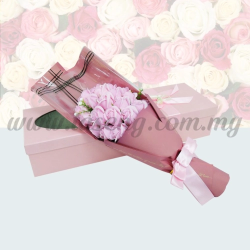 21pcs Soap Flower -Pink (FW-21P)