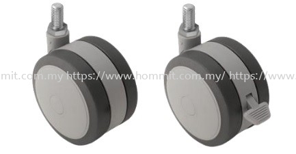 Twin Wheel Castor (Screw Pin) Furniture Rollers & Castors Selangor, Malaysia, Kuala Lumpur (KL), Klang Supplier, Suppliers, Supply, Supplies | HOMMIT HARDWARE TRADING SDN. BHD.