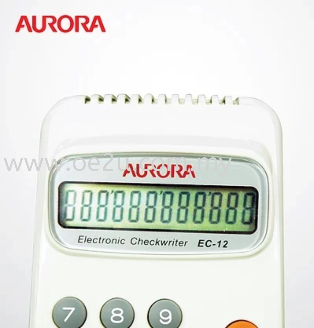 AURORA EC-12 Electronic Cheque Writer