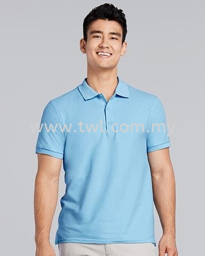 83800 GILDAN PREMIUM COTTON ADULT DOUBLE PIQUE SPORT SHIRT_Polo Tee